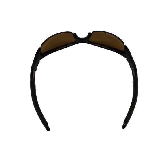 Oakley Flak 12-901 Rootbeer Polarized 63-20 Sunglasses - LENSES FAIR/FRAMES GOOD - Picture 16 of 16